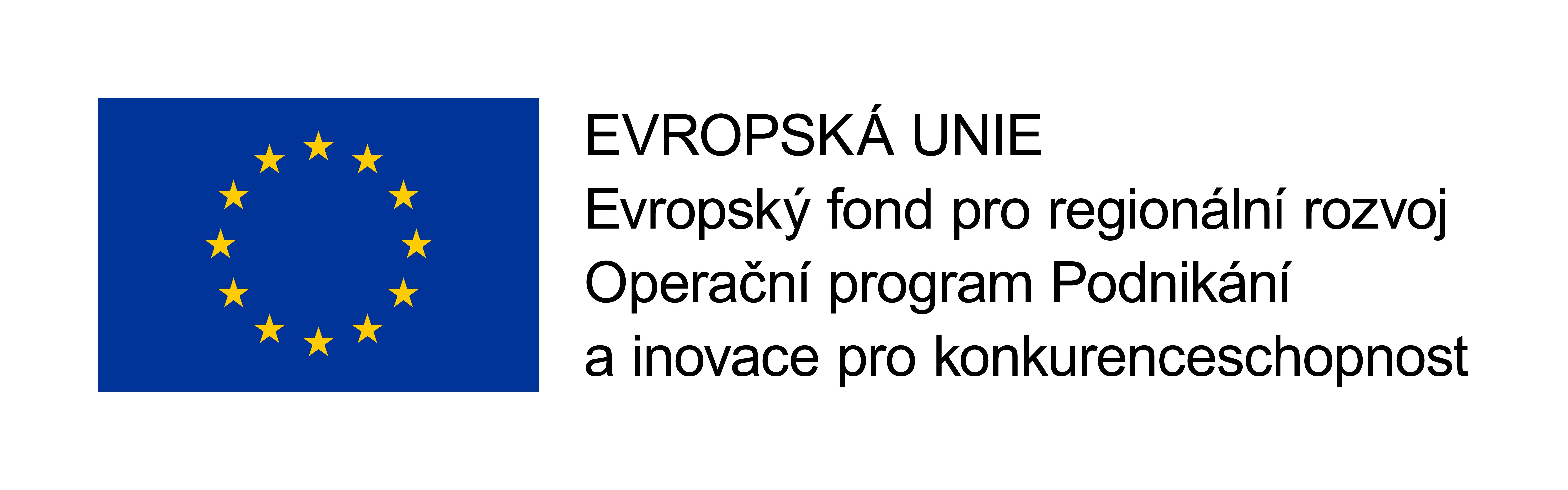 Evropská unie – Evropský fond pro regionální rozvoj – Operační program Podnikání a inovace pro konkurenceschopnost